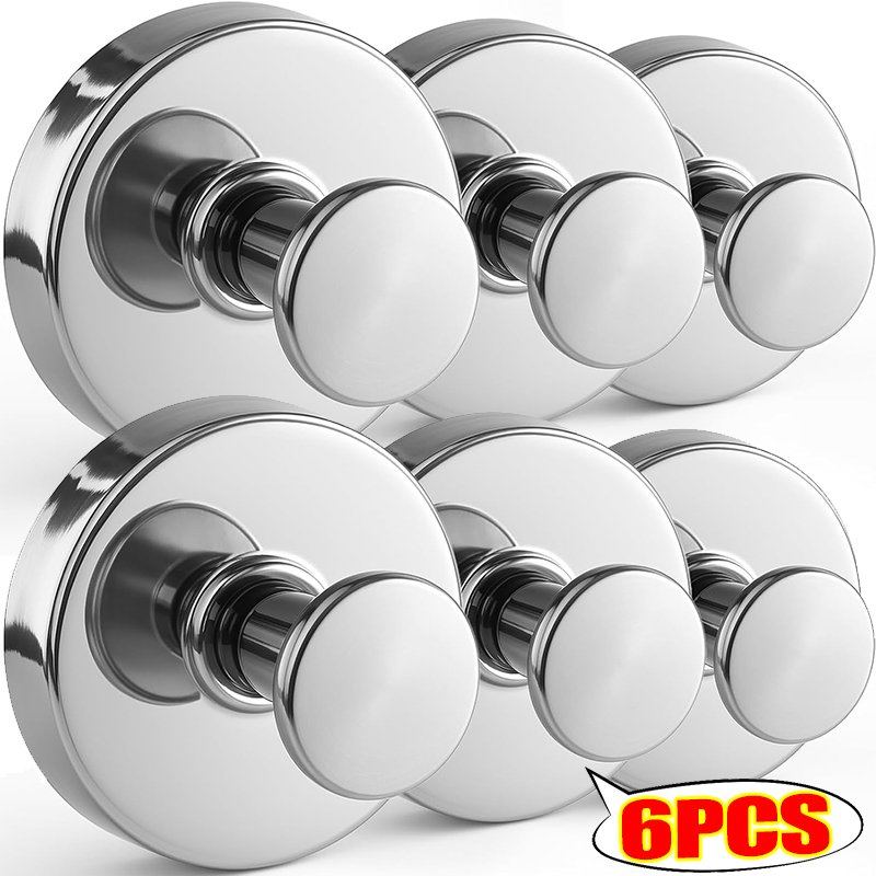 Towel Bar Stainless - Strong Suction Stainless Steel Hooks Punch-free