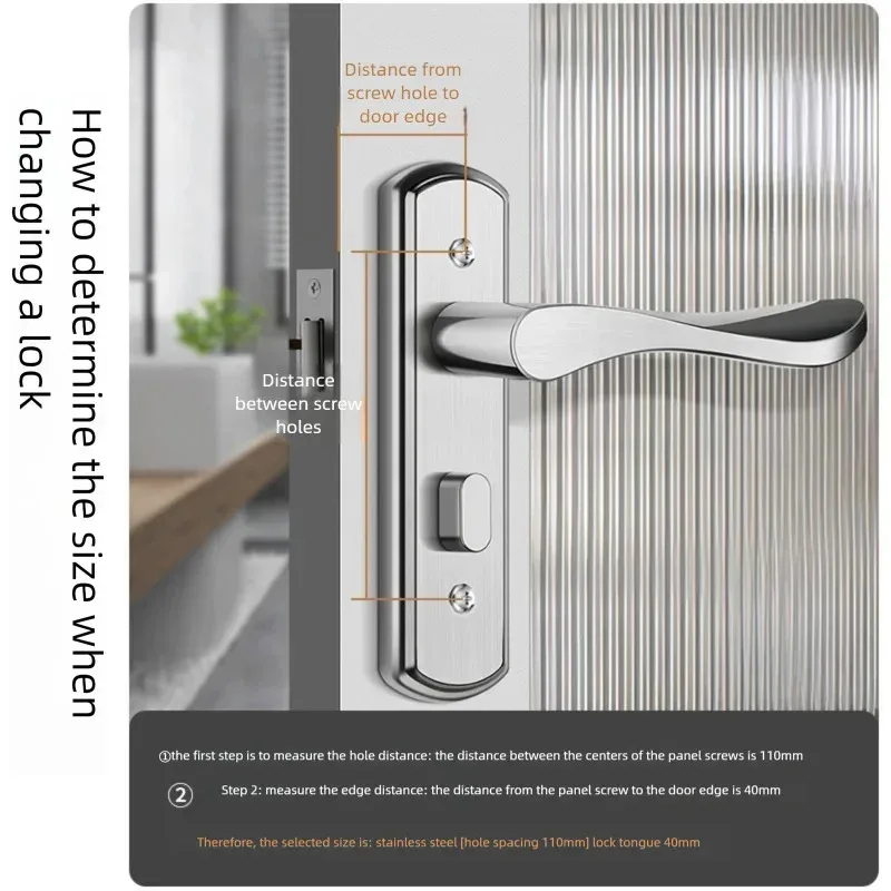 Stainless Steel Keyless Door L – Home Hardware Bathroom Accessories recenzja i cena