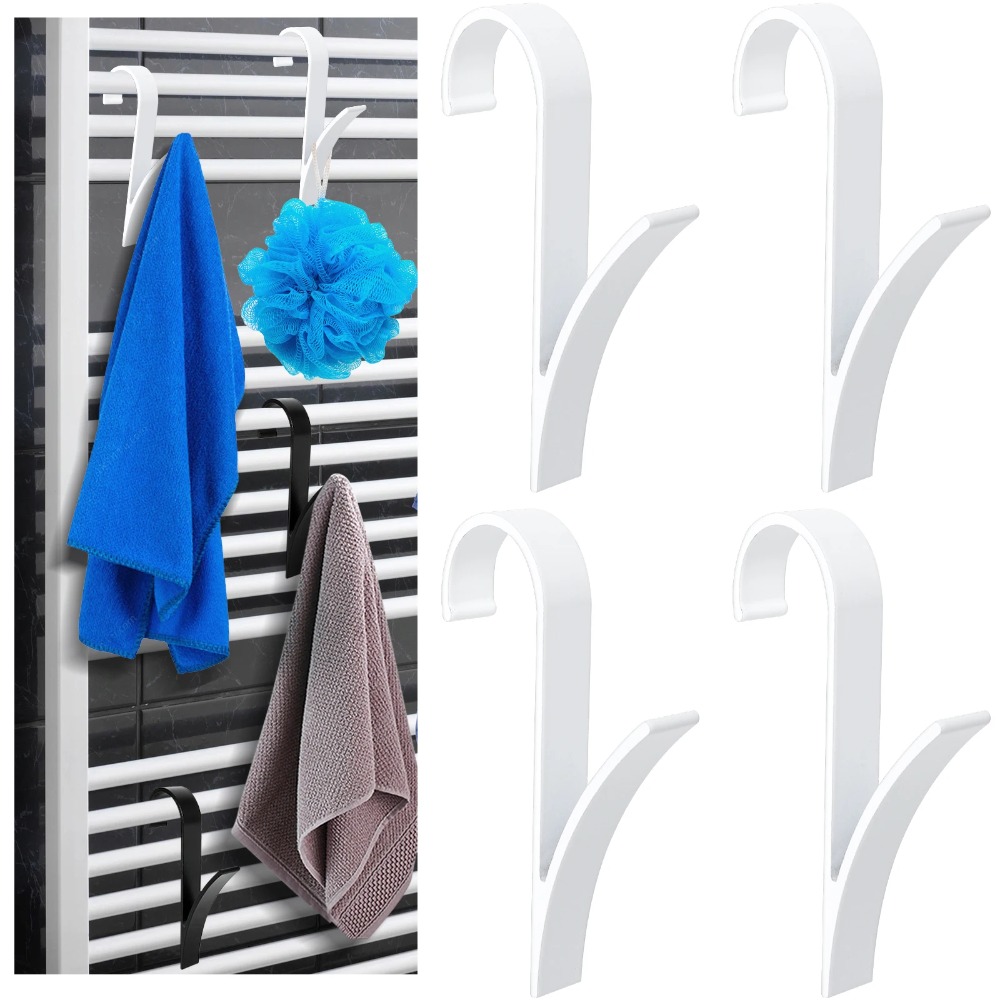 4pcs Black Hooks for Heated To – Towel Bar Stainless recenzja i cena