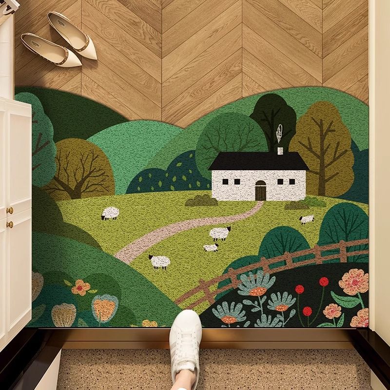 VIKAMA Entrance Silk Circle An – Zara Home Bathroom Rug recenzja i cena