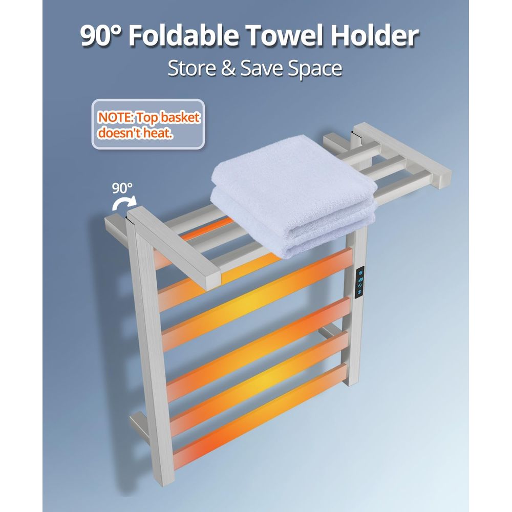 Wall-Mounted Electric Towel Wa – Towel Bar Stainless recenzja i cena