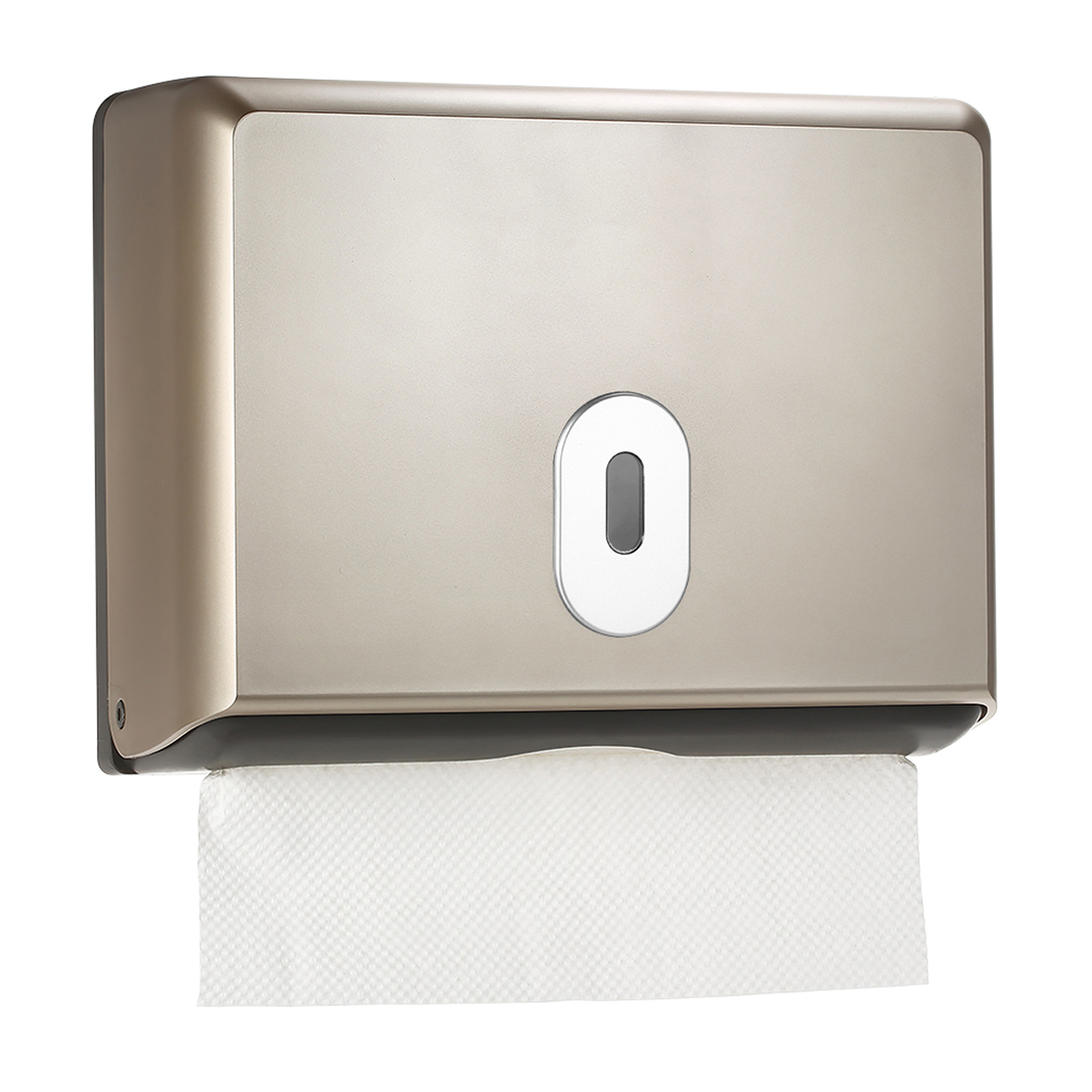 ABS Material Rectangular Wall- – Home Bathroom Paper Towel Dispenser recenzja i cena