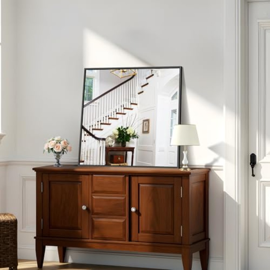 Bathroom Mirror30x30 Square Mi – Home Living Bathroom Vanity recenzja i cena