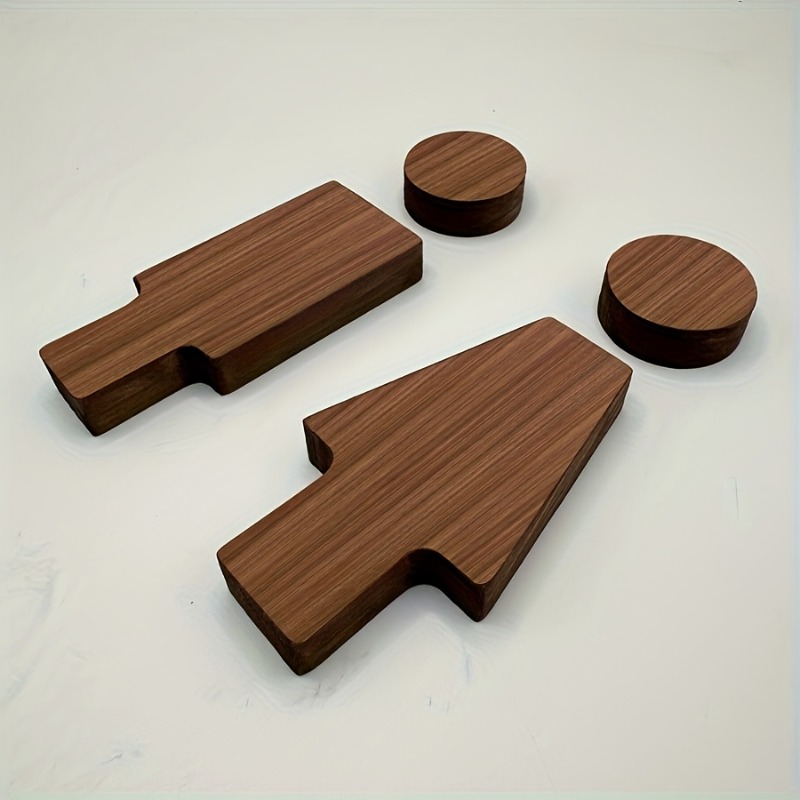 2PCS Wooden Bathroom Sign for  – Home Bathroom Signs recenzja i cena