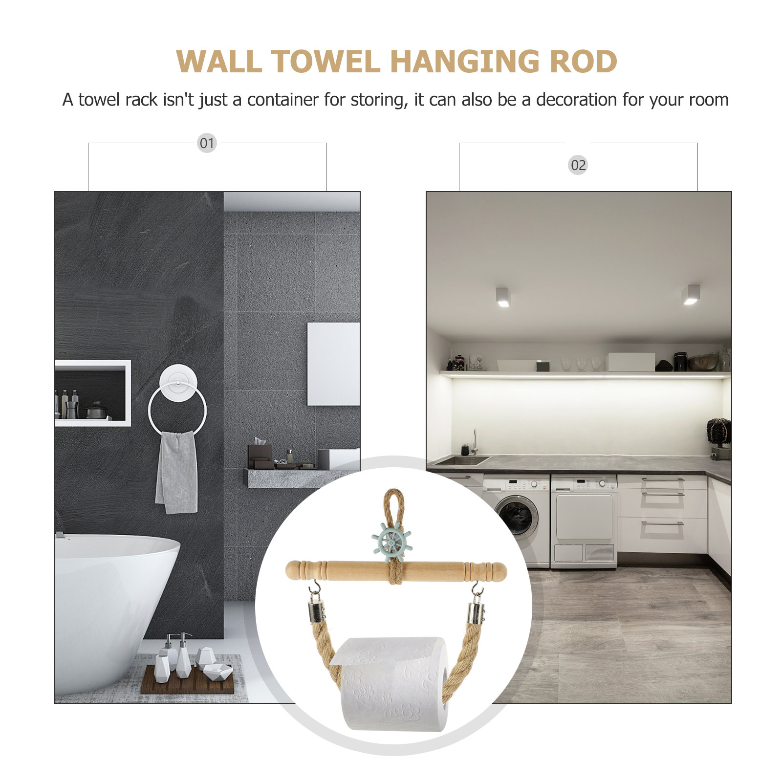 Mediterranean Paper Towel Hold – Home Bathroom Paper Towel Dispenser recenzja i cena