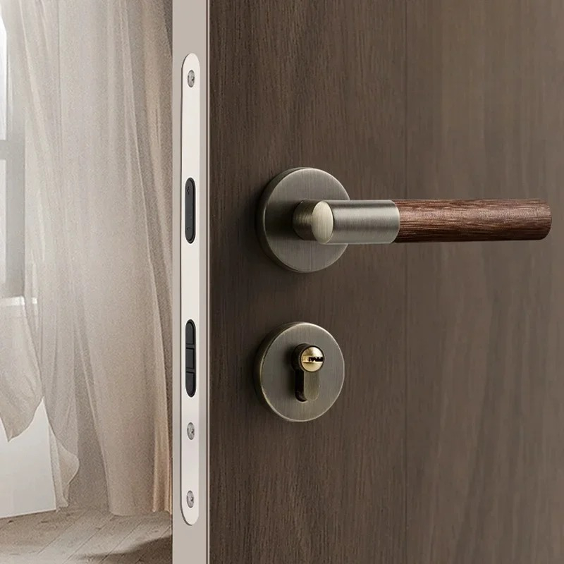 Wooden Door Handle Zinc Silent – Home Hardware Bathroom Accessories recenzja i cena