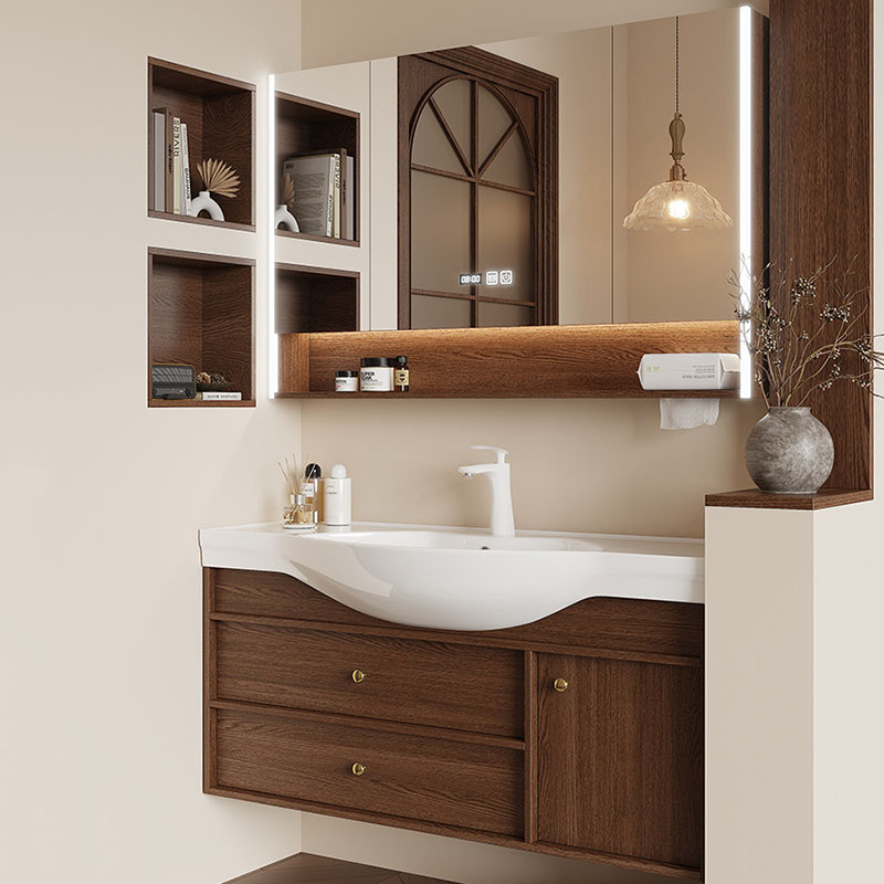 Mirror Storage Cupboard Organi – Home Bathroom Partition Wall recenzja i cena
