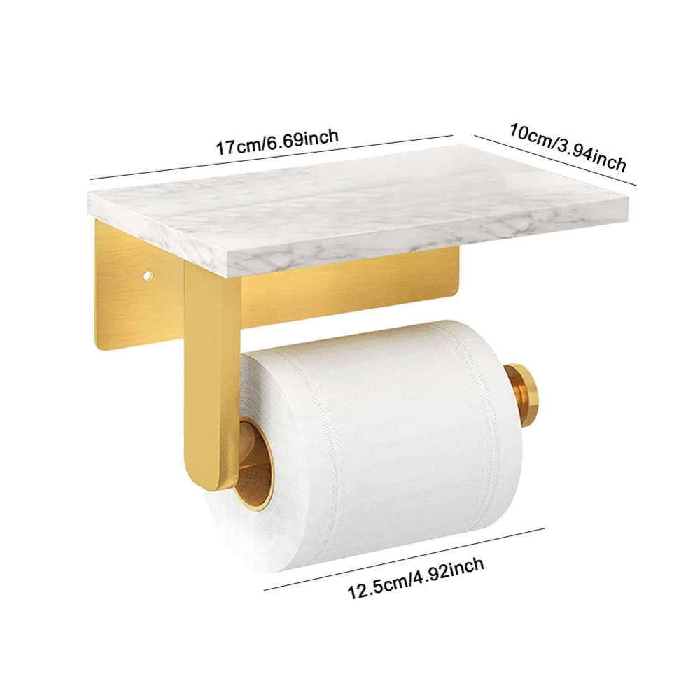 Marble Paper Storage Rack Meta – Home Bathroom Paper Towel Dispenser recenzja i cena