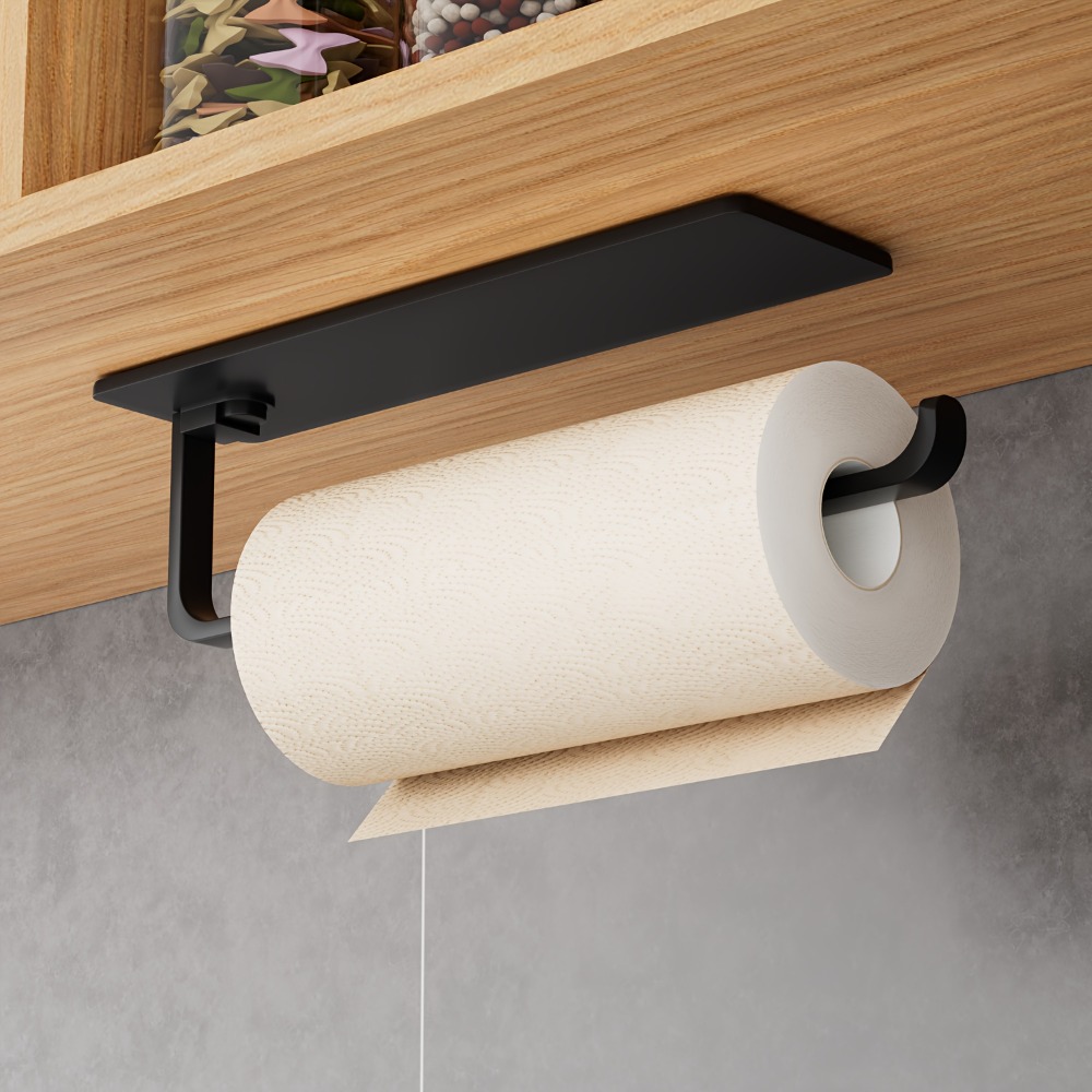 1pc Kitchen Towel Holder - Han – Home Bathroom Paper Towel Dispenser recenzja i cena