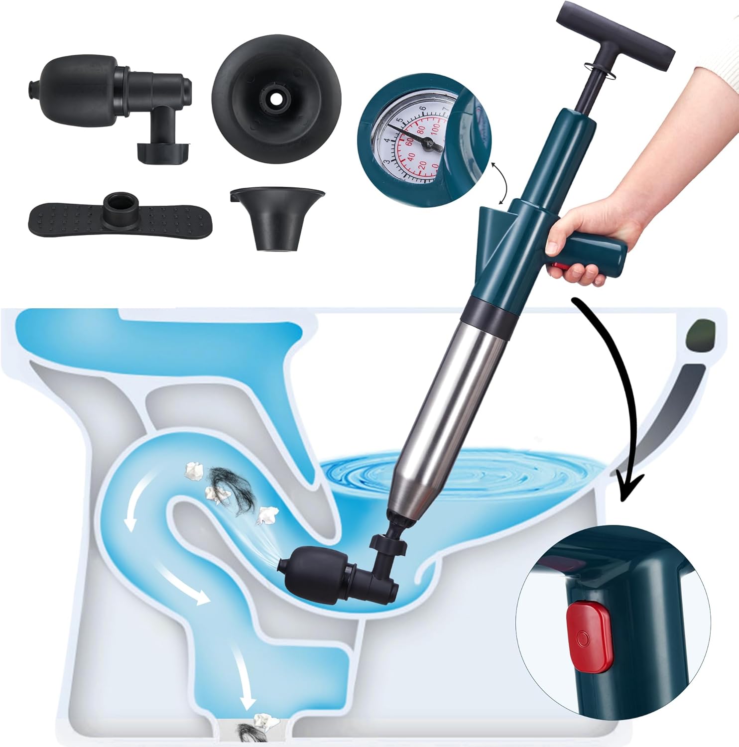 Toilet Plunger Drain Clog Remo – Plunger Toilet recenzja i cena