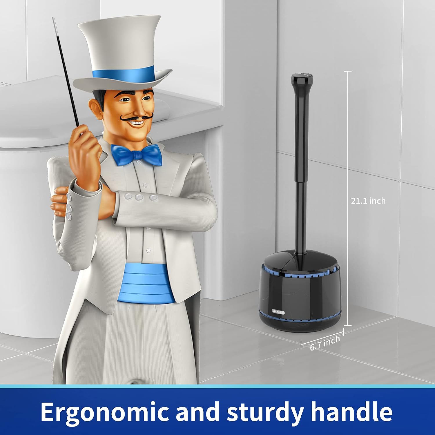 Toilet Plunger with Holder, He – Plunger Toilet recenzja i cena
