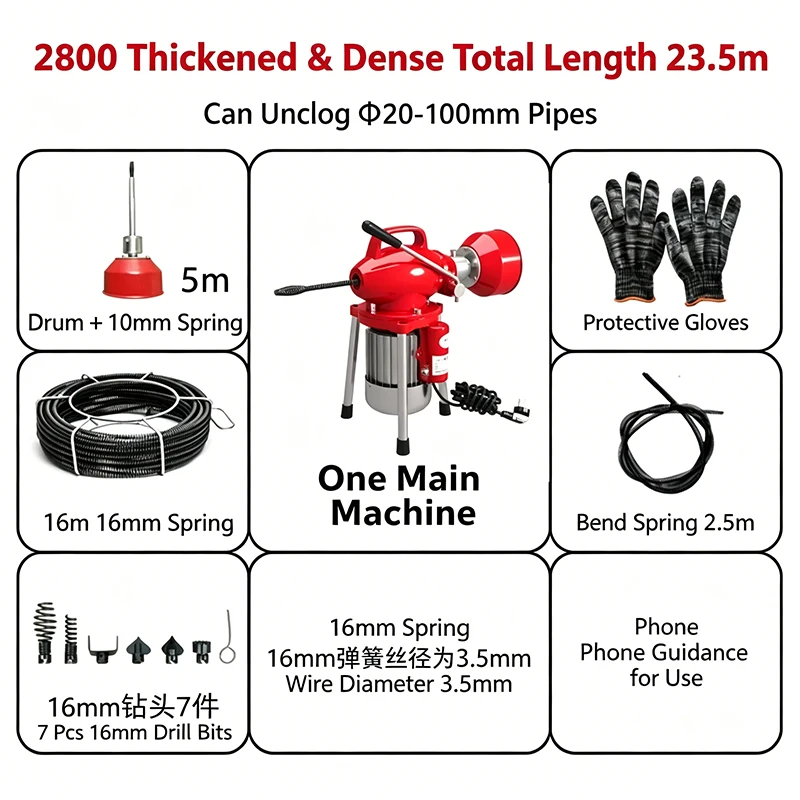 Electric Drain Cleaner Kitchen – Plunger Toilet recenzja i cena