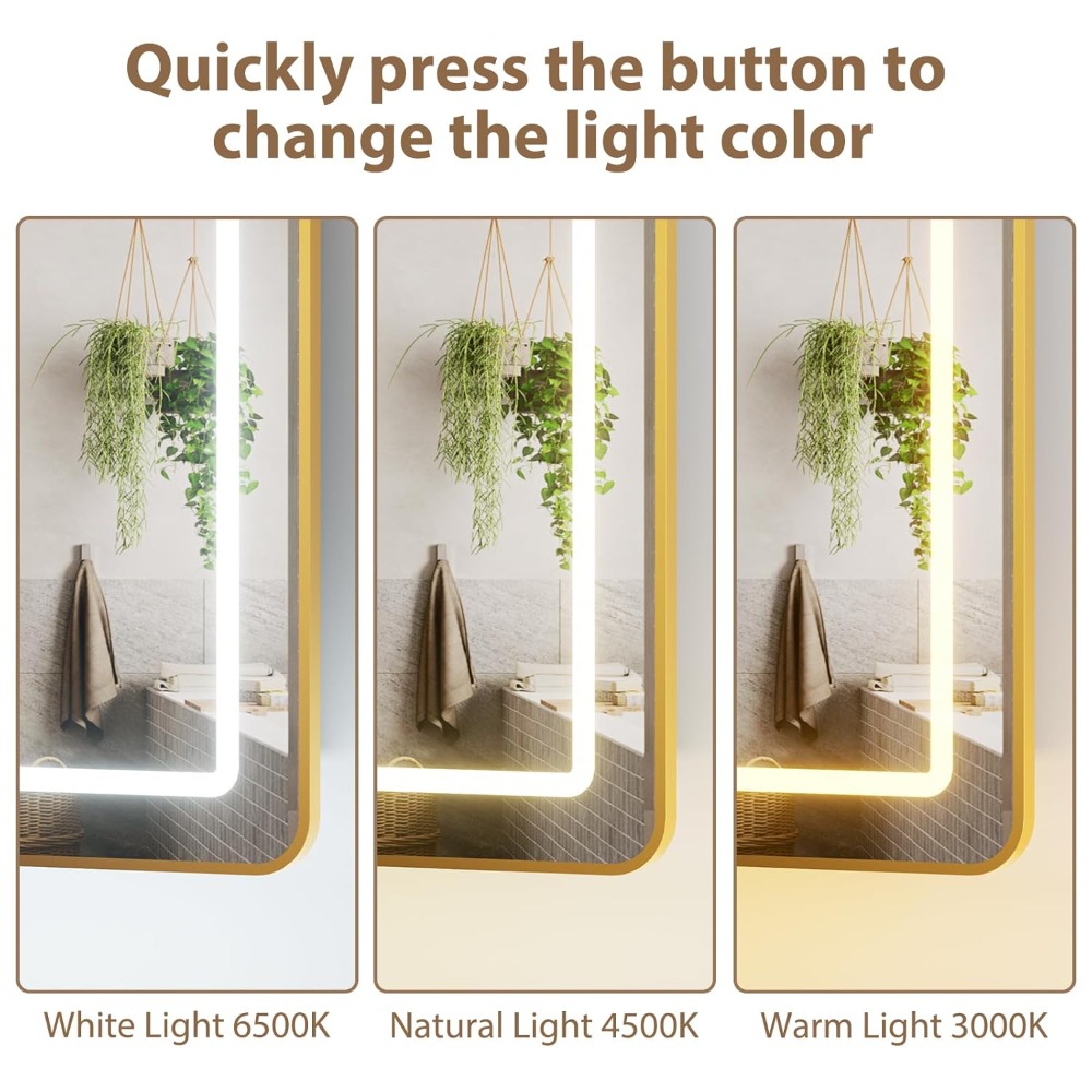Led Medicine Cabinet with Mirr – Home Living Bathroom Vanity recenzja i cena