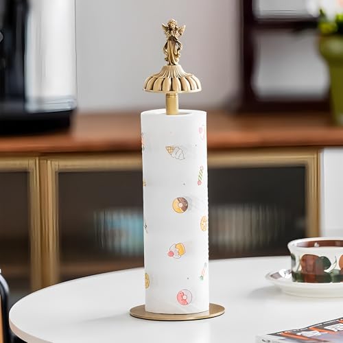 Antique-Style Brass Angel-Topp – Home Bathroom Paper Towel Dispenser recenzja i cena