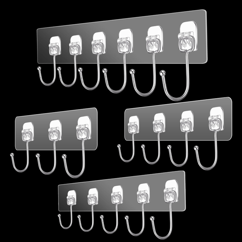 3/4/5/6 Row Wall Hanging Hook  – Towel Bar Stainless recenzja i cena