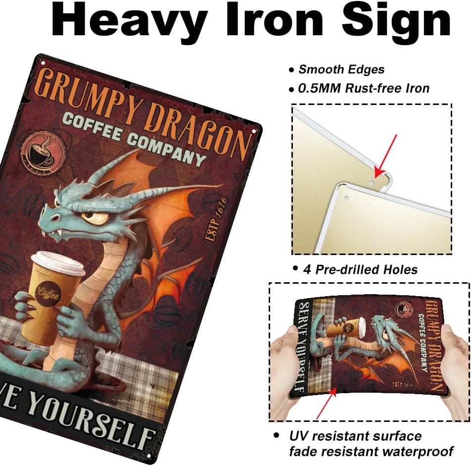 Metal Wall Decor 11.81x7.87 In – Home Bathroom Signs recenzja i cena