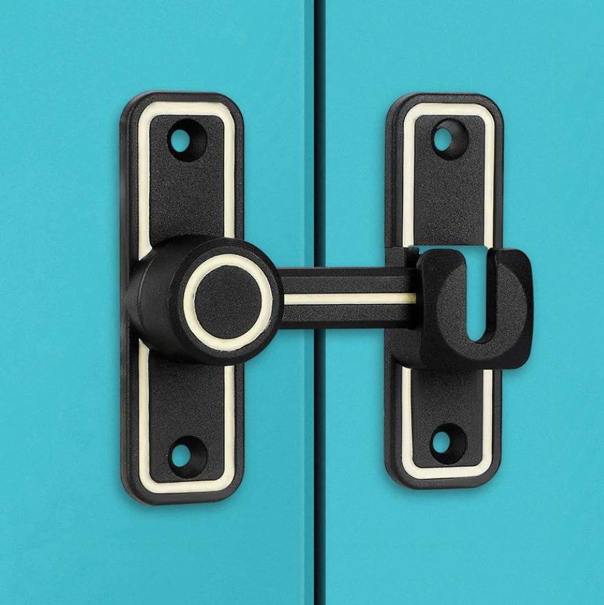 Black Luminous Barn Door Latch – Home Hardware Bathroom Accessories recenzja i cena