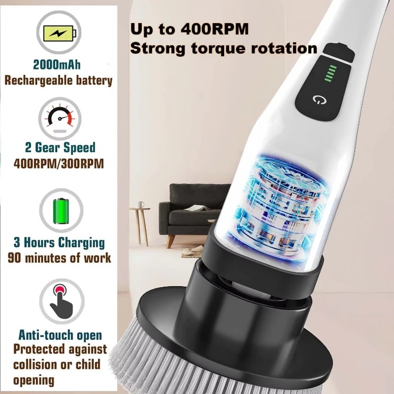 Cordless Electric Spin Scrubbe – Plunger Toilet recenzja i cena