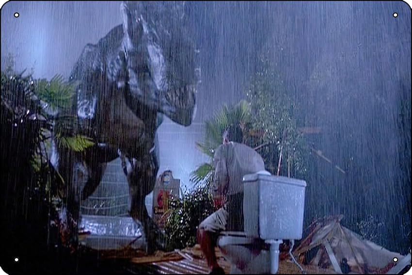 The Jurassic Funny Bathroom Ph – Home Bathroom Signs recenzja i cena