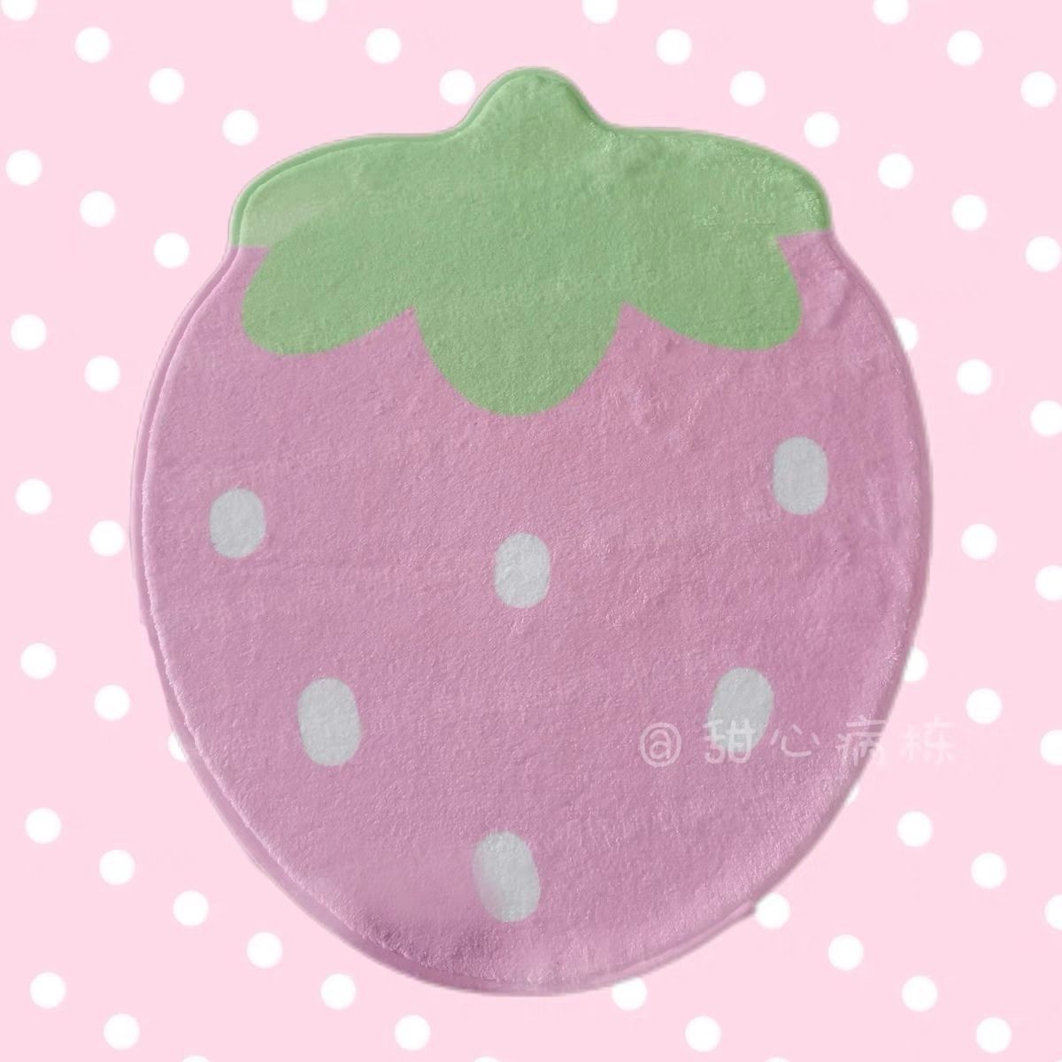 VIKAMA Sweet Strawberry Floor  – Zara Home Bathroom Rug recenzja i cena