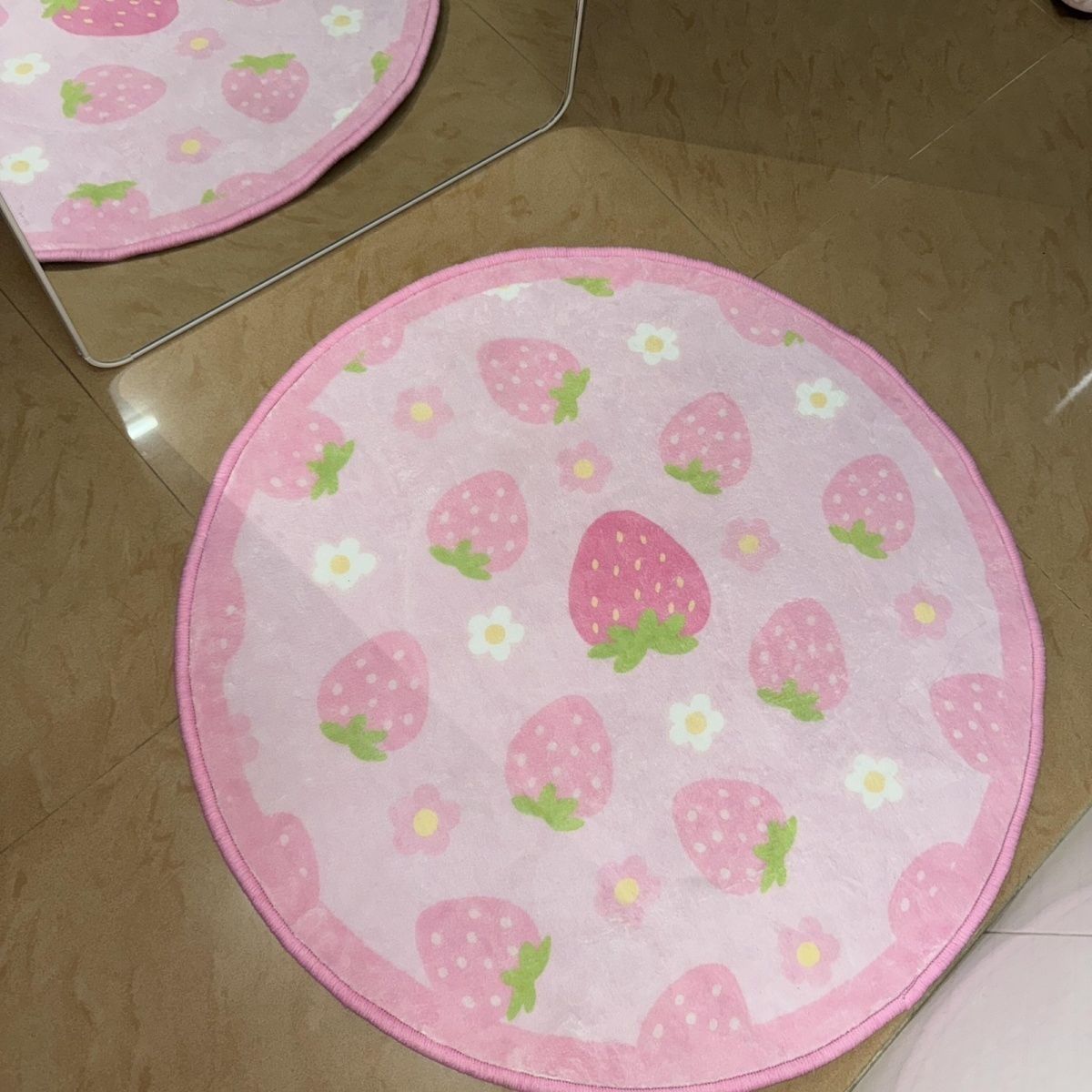 VIKAMA Sweet Strawberry Floor  – Zara Home Bathroom Rug recenzja i cena