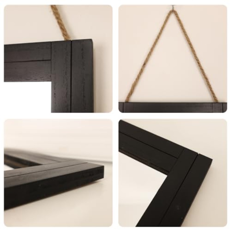 Rectangle Wall Mirror for Bath – Home Living Bathroom Vanity recenzja i cena