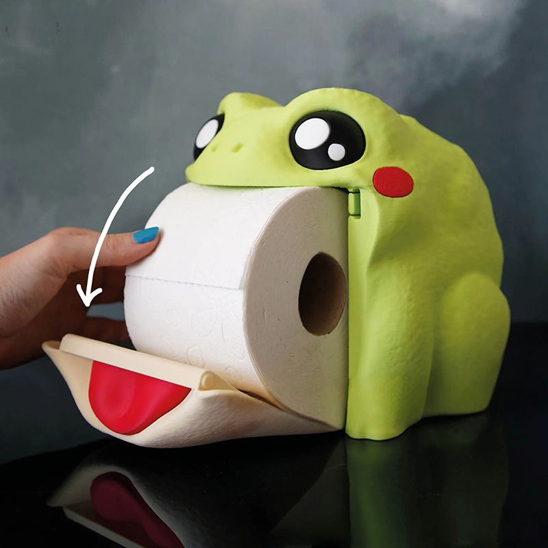 Funny Frog Tissue Box Portable – Home Bathroom Paper Towel Dispenser recenzja i cena