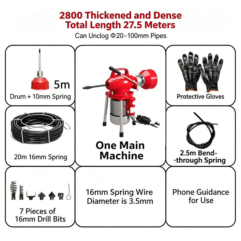 Electric Drain Cleaner Kitchen – Plunger Toilet recenzja i cena