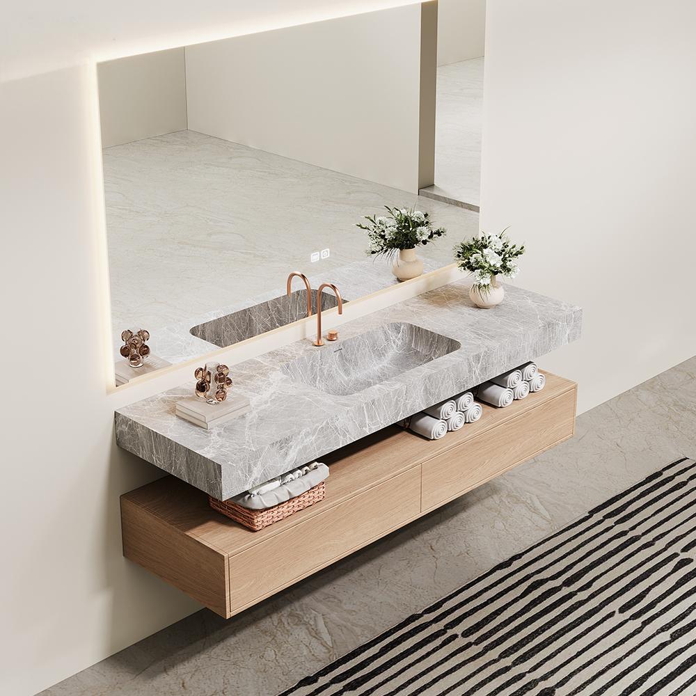 Black and white roots Luxury S – Home Living Bathroom Vanity recenzja i cena
