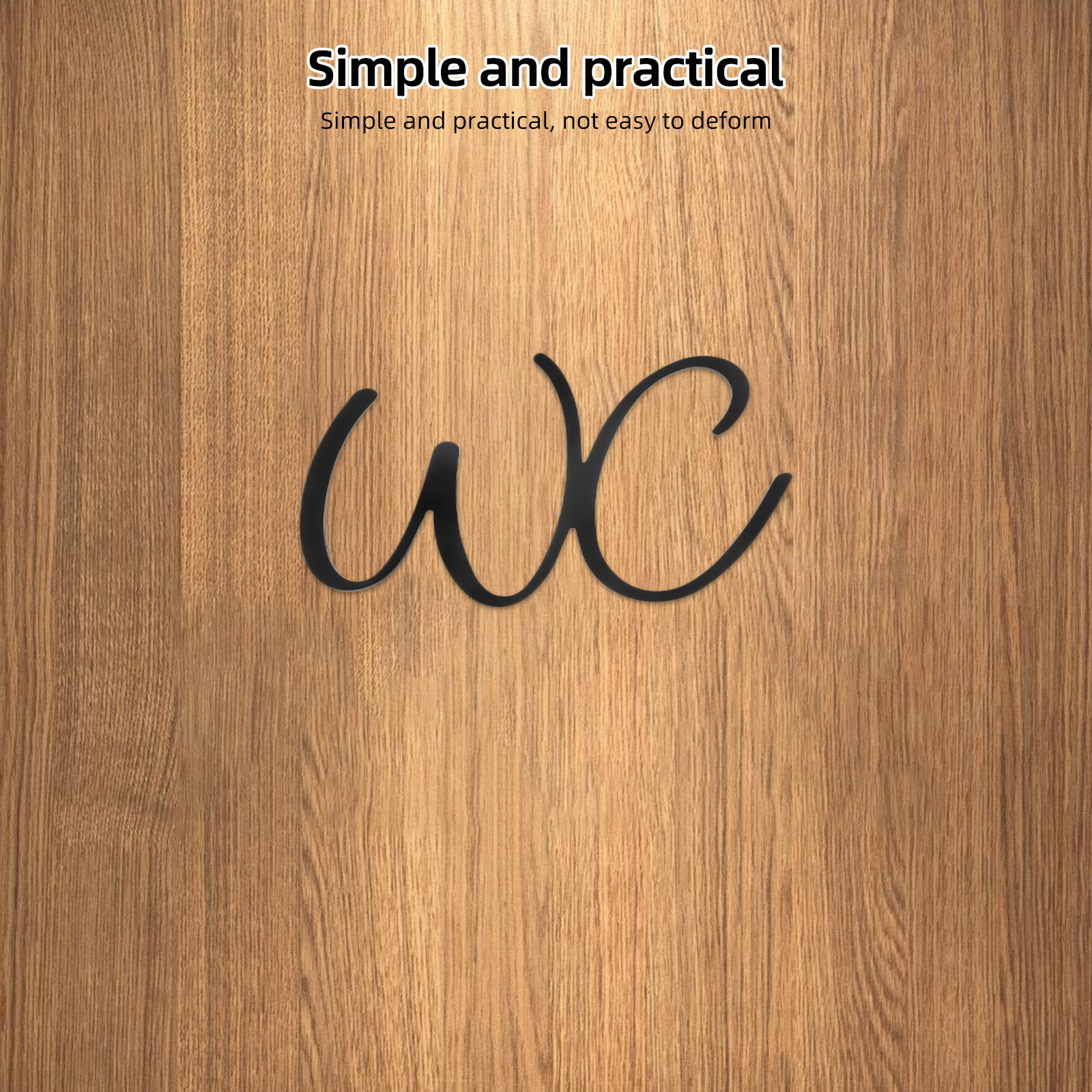 Bathroom Sign Toilet Door Iron – Home Bathroom Signs recenzja i cena