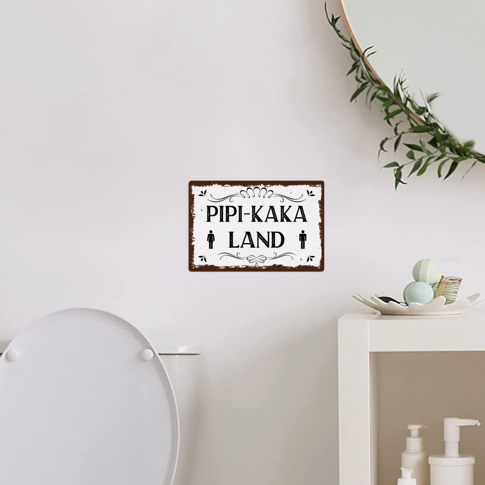 Putuo Decor 1pc Vintage Metal  – Home Bathroom Signs recenzja i cena