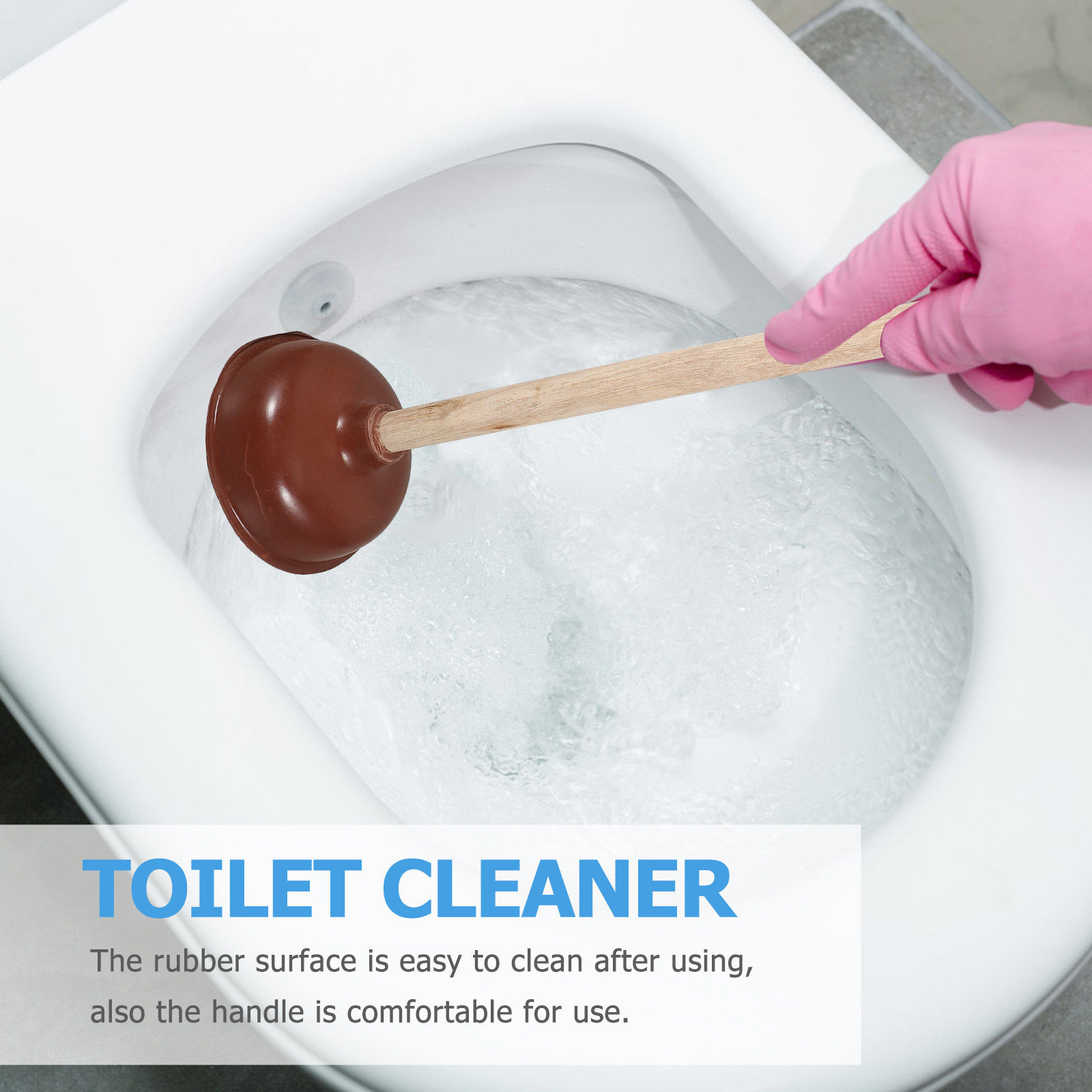 Toilet Plunger Wood Rubber Mat – Plunger Toilet recenzja i cena