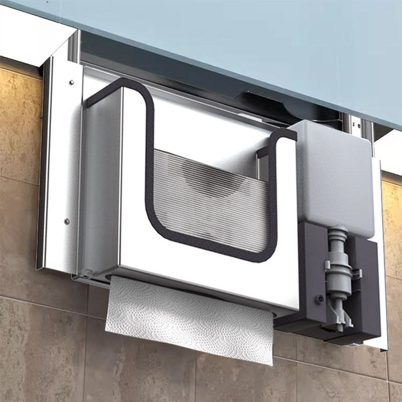Stainless Steel Hidden Paper T – Home Bathroom Paper Towel Dispenser recenzja i cena