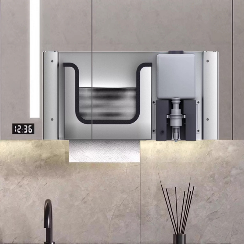 Stainless Steel Hidden Paper T – Home Bathroom Paper Towel Dispenser recenzja i cena