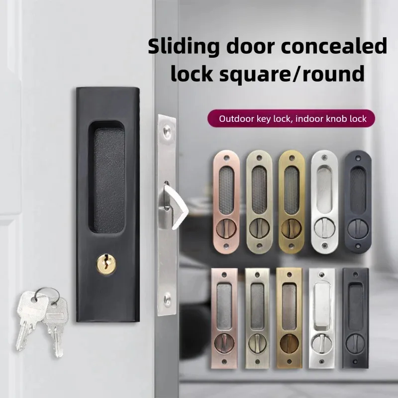 Sliding Door Lock Black Indoor – Home Hardware Bathroom Accessories recenzja i cena