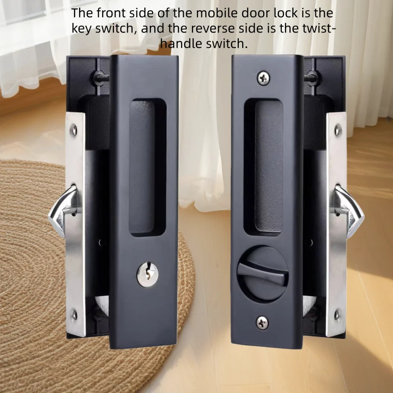Sliding Door Lock Black Indoor – Home Hardware Bathroom Accessories recenzja i cena