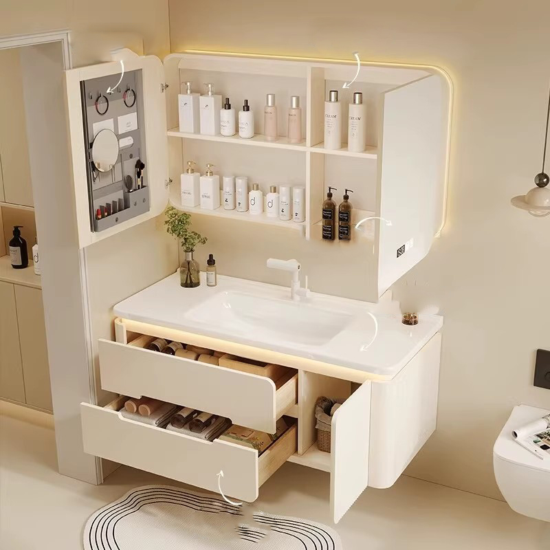Modern Drawers Bathroom Cabine – Home Bathroom Partition Wall recenzja i cena
