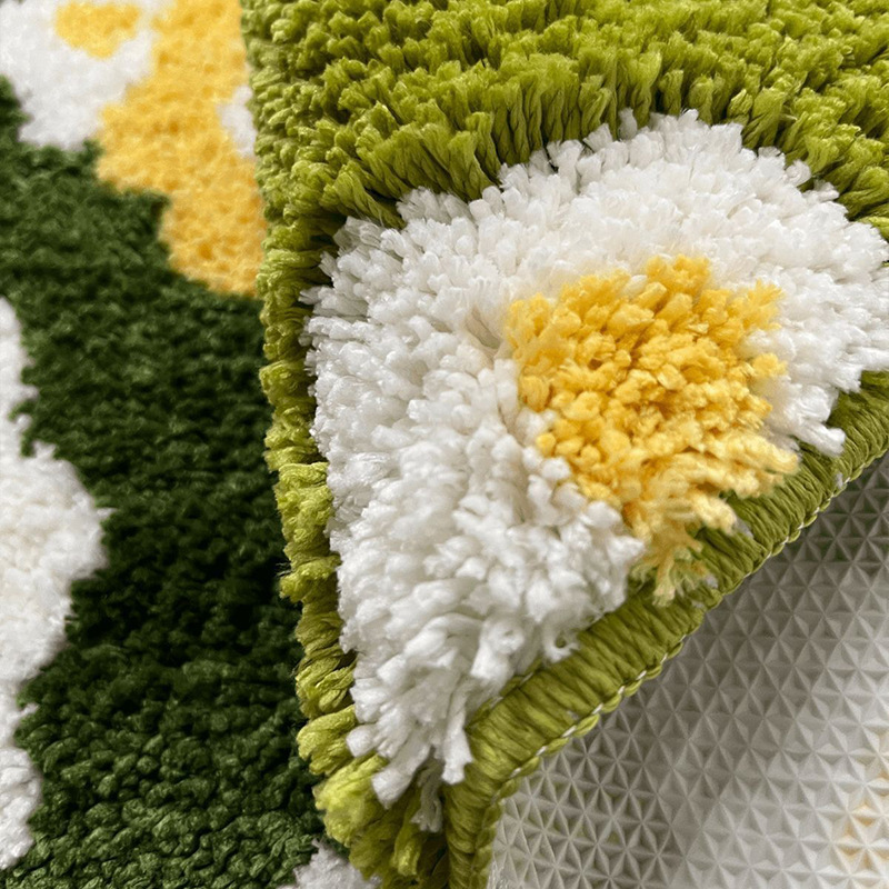Aesthetic Tufting Moss Floral  – Zara Home Bathroom Rug recenzja i cena